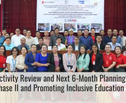 6-Month MOU Activity Review and Next 6-Month Planning Meeting for Learn to Read Phase II and Promoting Inclusive Education